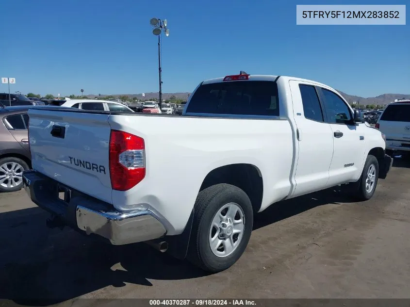 5TFRY5F12MX283852 2021 Toyota Tundra Sr5