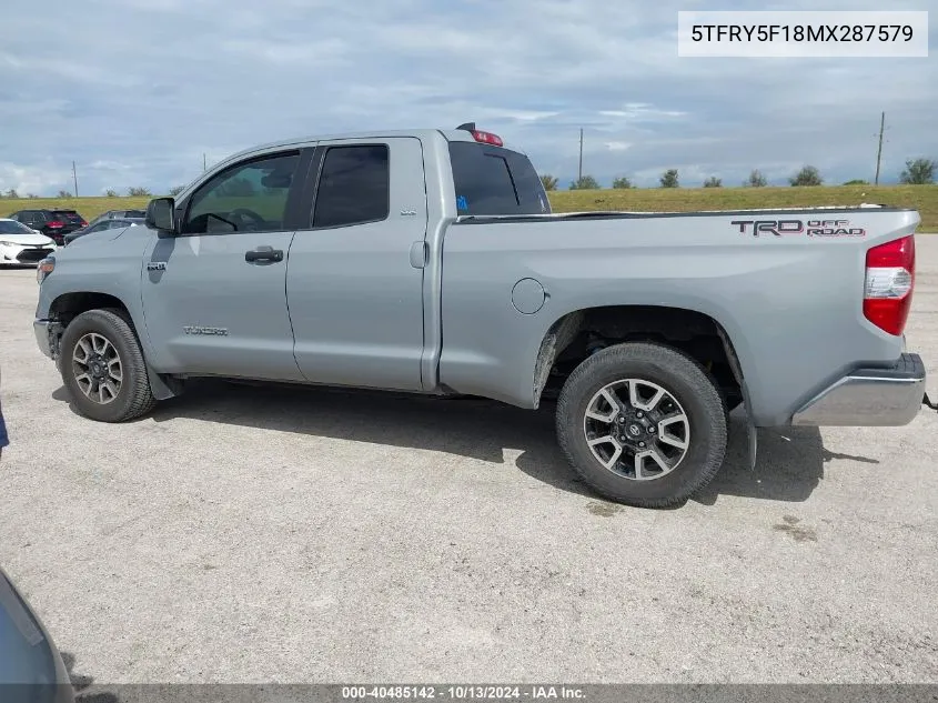 5TFRY5F18MX287579 2021 Toyota Tundra Sr5