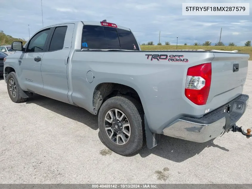 5TFRY5F18MX287579 2021 Toyota Tundra Sr5