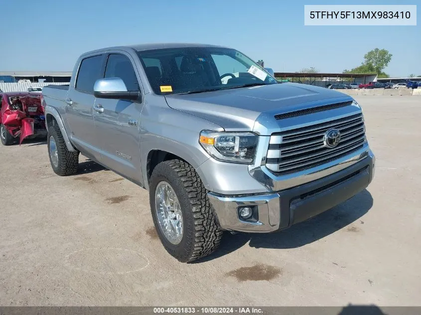 2021 Toyota Tundra Limited VIN: 5TFHY5F13MX983410 Lot: 40531833