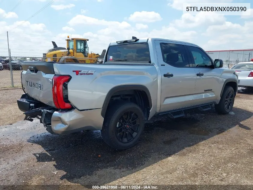 5TFLA5DBXNX050390 2022 Toyota Tundra Sr5