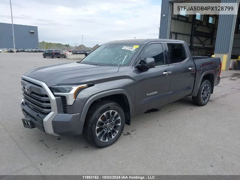 2023 Toyota Tundra Crewmax Limited VIN: 5TFJA5DB4PX128799 Lot: 11993162