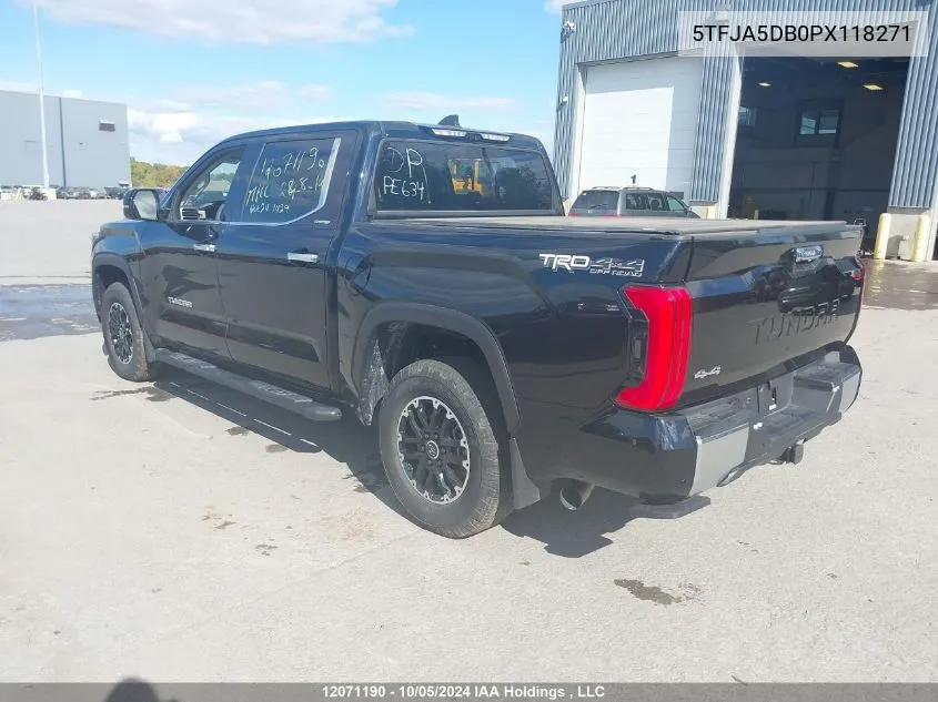 5TFJA5DB0PX118271 2023 Toyota Tundra