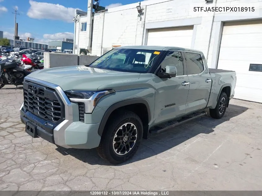 5TFJA5EC1PX018915 2023 Toyota Tundra Crewmax Limited