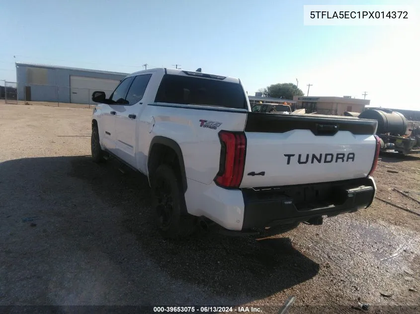 2023 Toyota Tundra Sr5 VIN: 5TFLA5EC1PX014372 Lot: 39653075