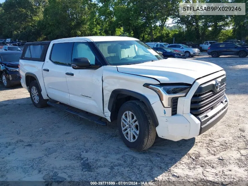 2023 Toyota Tundra Sr5 VIN: 5TFLA5AB9PX029246 Lot: 39771599