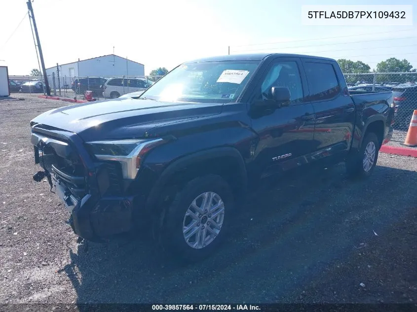 2023 Toyota Tundra Sr5 VIN: 5TFLA5DB7PX109432 Lot: 39857564