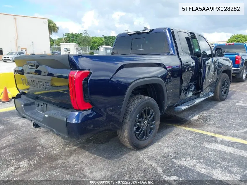 2023 Toyota Tundra Sr5 VIN: 5TFLA5AA9PX028282 Lot: 39919079