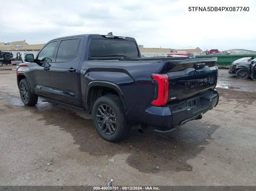 5TFNA5DB4PX087740 2023 Toyota Tundra Platinum