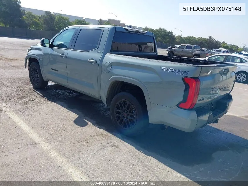 5TFLA5DB3PX075148 2023 Toyota Tundra Sr5