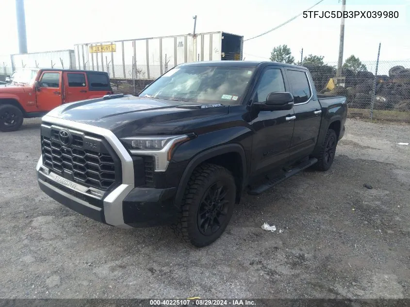 2023 Toyota Tundra Hybrid Limited VIN: 5TFJC5DB3PX039980 Lot: 40225107