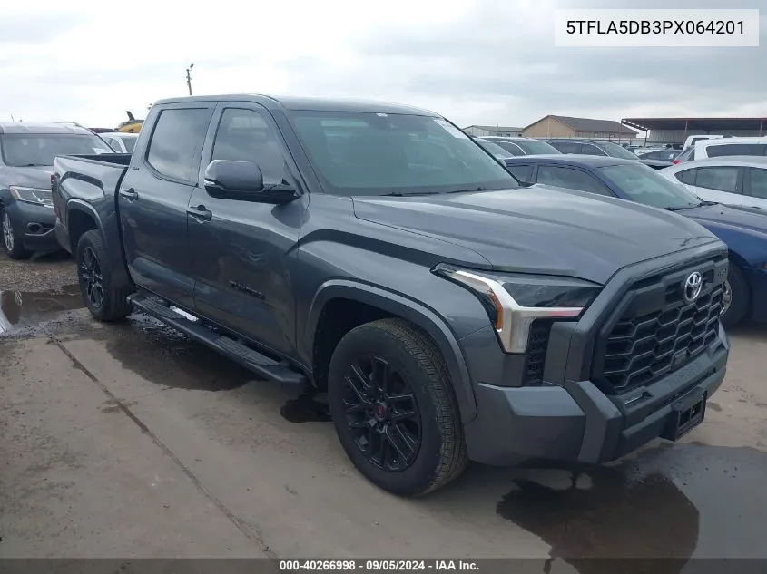 2023 Toyota Tundra Sr5 VIN: 5TFLA5DB3PX064201 Lot: 40266998