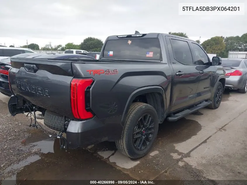 2023 Toyota Tundra Sr5 VIN: 5TFLA5DB3PX064201 Lot: 40266998