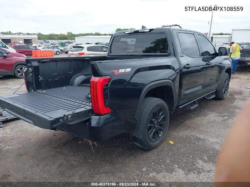 2023 Toyota Tundra Crewmax Sr/Crewmax Sr5 VIN: 5TFLA5DB4PX108559 Lot: 40375196