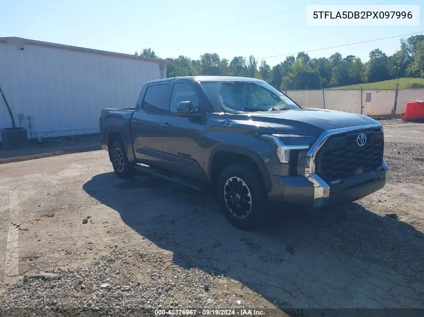 2023 Toyota Tundra Sr5 VIN: 5TFLA5DB2PX097996 Lot: 40376967