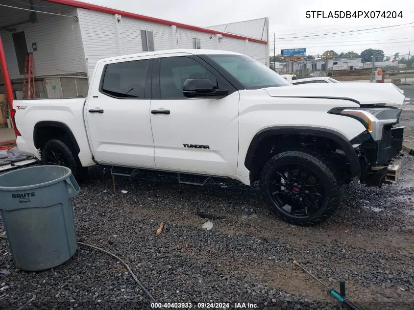 2023 Toyota Tundra Sr5 VIN: 5TFLA5DB4PX074204 Lot: 40403933