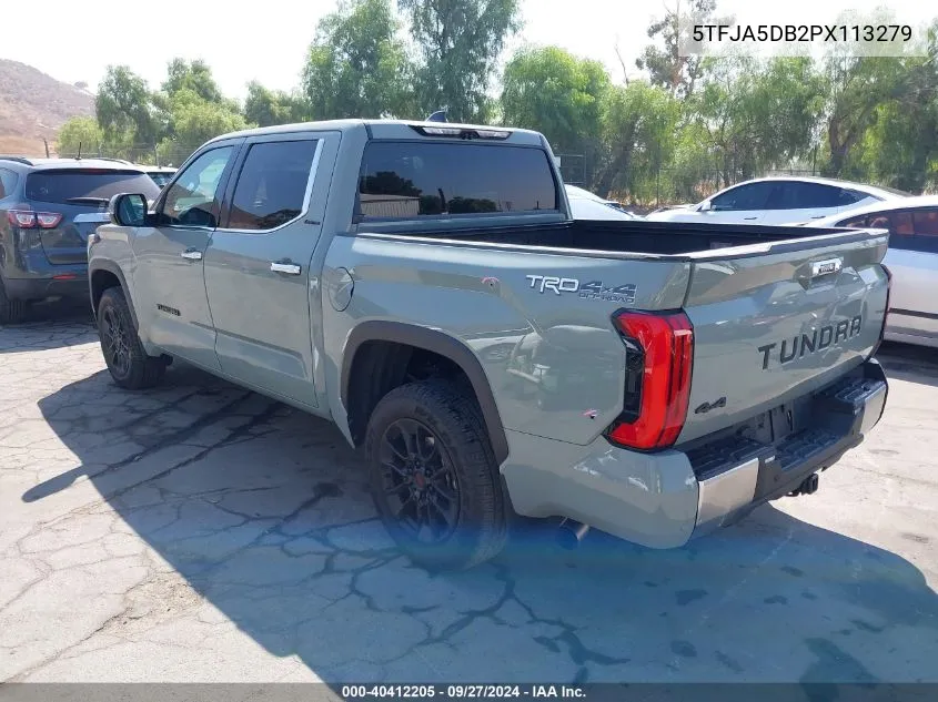 5TFJA5DB2PX113279 2023 Toyota Tundra Limited