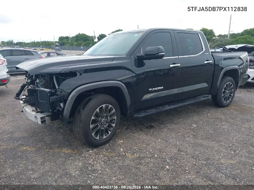 5TFJA5DB7PX112838 2023 Toyota Tundra Limited