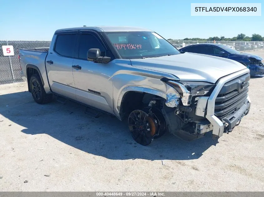 2023 Toyota Tundra Sr5 VIN: 5TFLA5DV4PX068340 Lot: 40448649