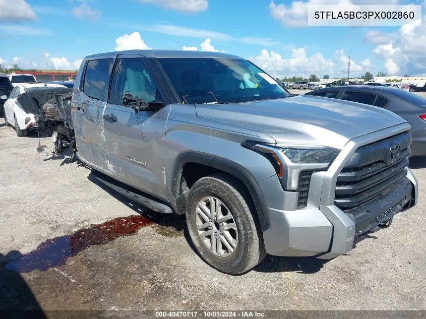 2023 Toyota Tundra Crewmax Sr5 VIN: 5TFLA5BC3PX002860 Lot: 40470717