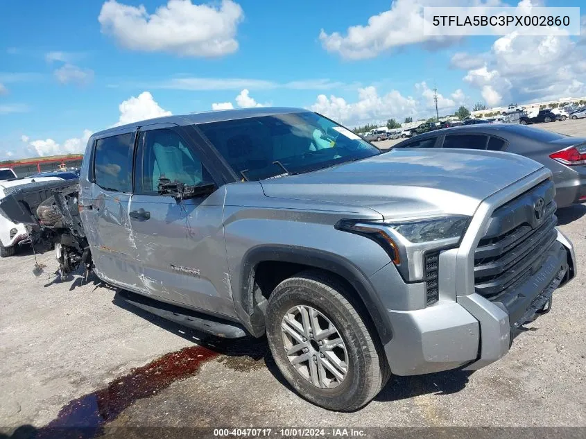 2023 Toyota Tundra Crewmax Sr5 VIN: 5TFLA5BC3PX002860 Lot: 40470717