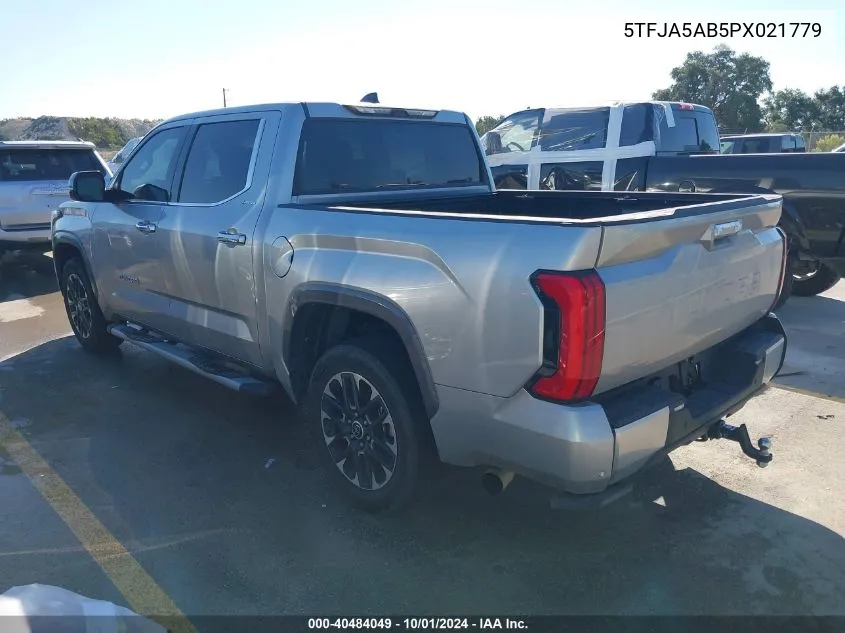 5TFJA5AB5PX021779 2023 Toyota Tundra Limited