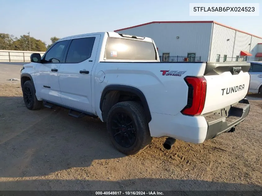 5TFLA5AB6PX024523 2023 Toyota Tundra Sr5