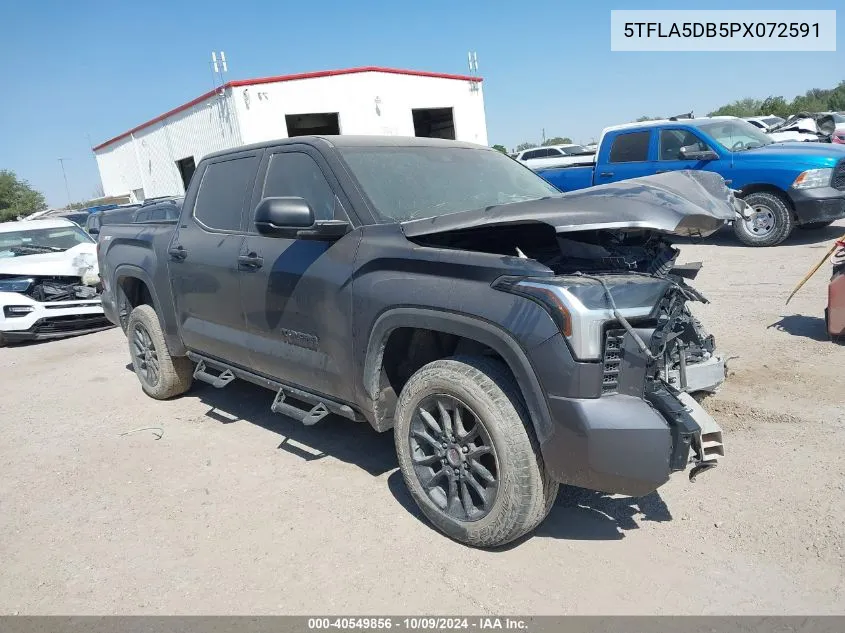 2023 Toyota Tundra Sr5 VIN: 5TFLA5DB5PX072591 Lot: 40549856