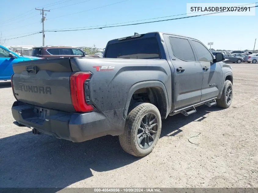 2023 Toyota Tundra Sr5 VIN: 5TFLA5DB5PX072591 Lot: 40549856