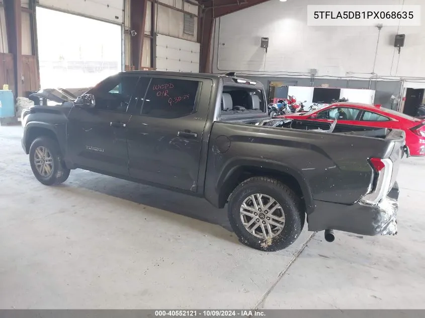 2023 Toyota Tundra Sr5 VIN: 5TFLA5DB1PX068635 Lot: 40552121