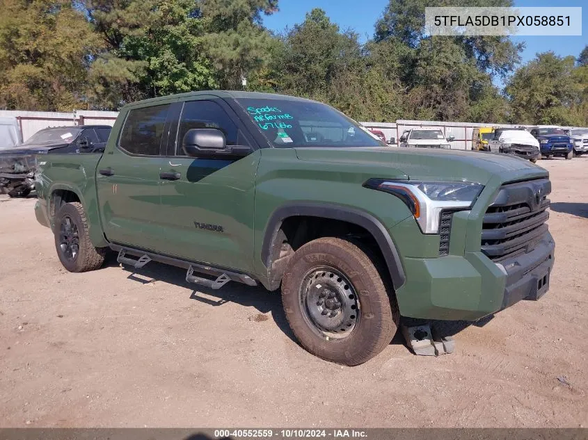 5TFLA5DB1PX058851 2023 Toyota Tundra Sr5