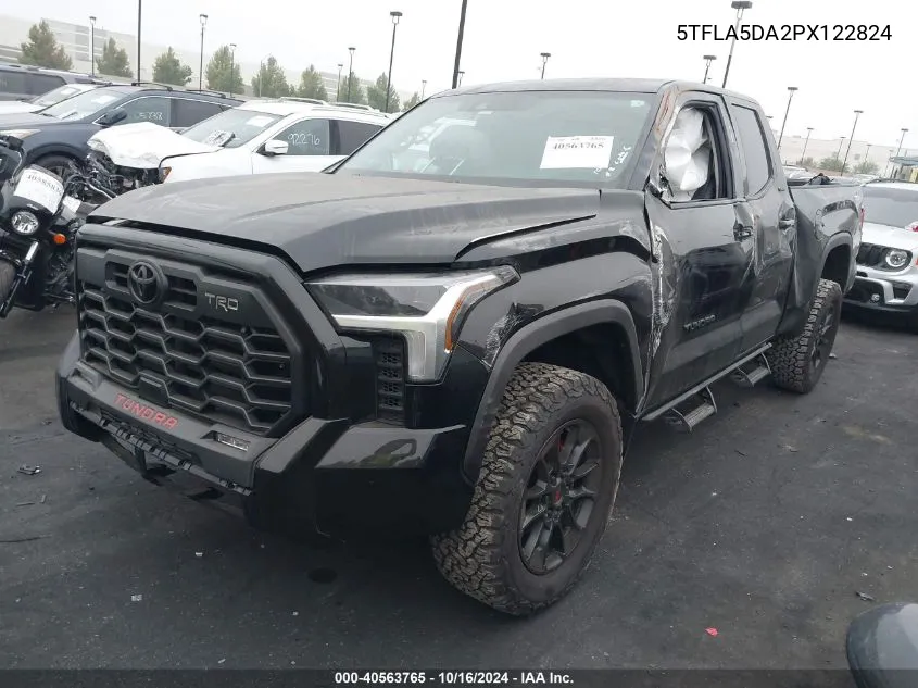 2023 Toyota Tundra Sr5 VIN: 5TFLA5DA2PX122824 Lot: 40563765