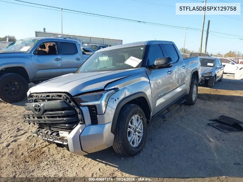 2023 Toyota Tundra Crewmax Sr/Crewmax Sr5 VIN: 5TFLA5DB5PX129758 Lot: 40687374