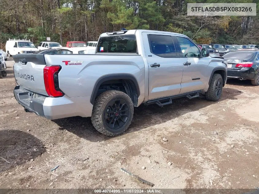 2023 Toyota Tundra Sr5 VIN: 5TFLA5DB5PX083266 Lot: 40704995