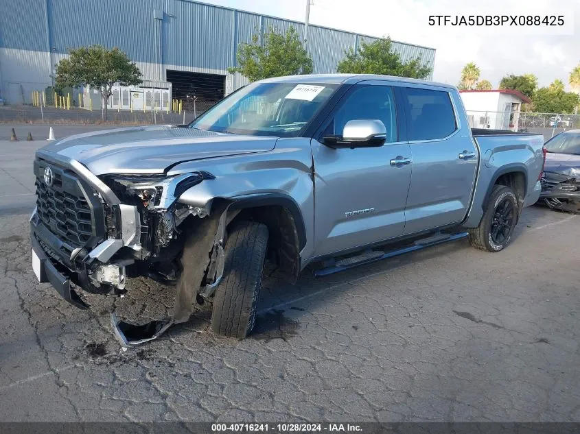 2023 Toyota Tundra Limited VIN: 5TFJA5DB3PX088425 Lot: 40716241