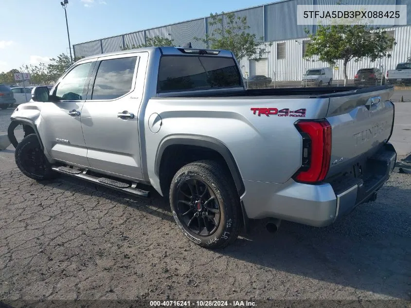 2023 Toyota Tundra Limited VIN: 5TFJA5DB3PX088425 Lot: 40716241