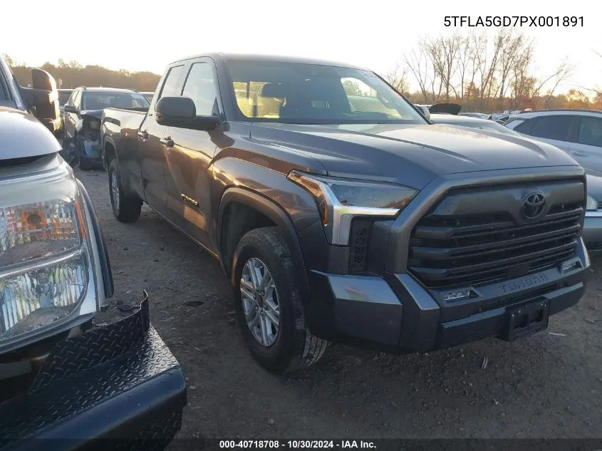 2023 Toyota Tundra Sr5 VIN: 5TFLA5GD7PX001891 Lot: 40718708