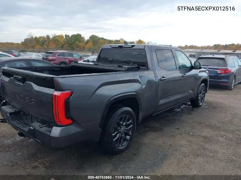 5TFNA5ECXPX012516 2023 Toyota Tundra Platinum