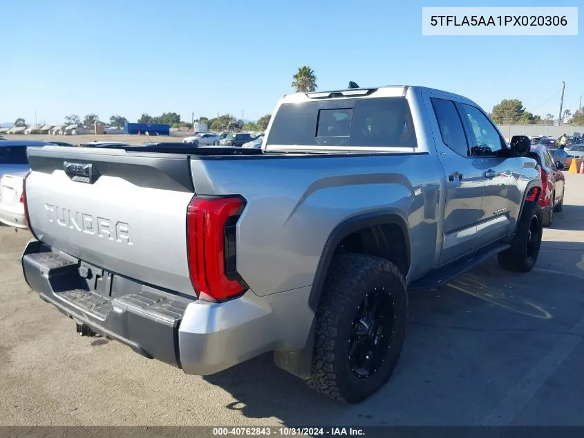 5TFLA5AA1PX020306 2023 Toyota Tundra Sr5