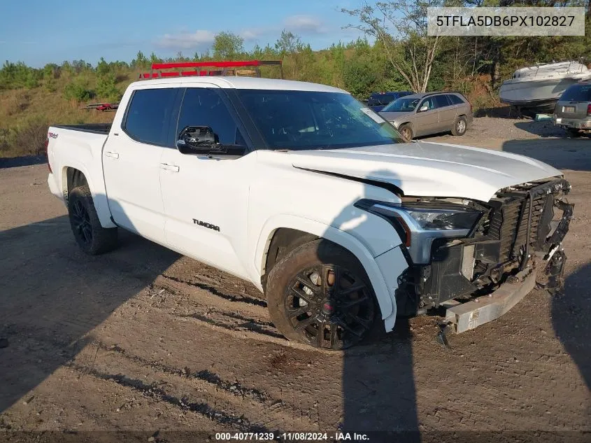 2023 Toyota Tundra Crewmax Sr/Crewmax Sr5 VIN: 5TFLA5DB6PX102827 Lot: 40771239