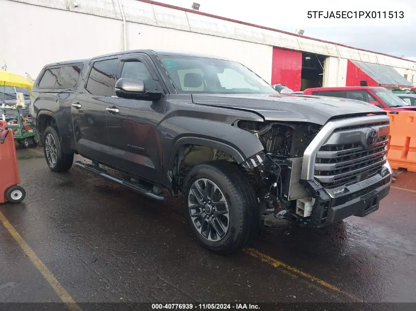 2023 Toyota Tundra Limited VIN: 5TFJA5EC1PX011513 Lot: 40776939