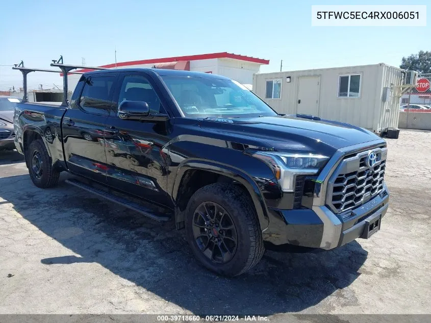 5TFWC5EC4RX006051 2024 Toyota Tundra Hybrid Platinum