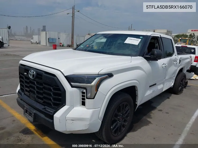 2024 Toyota Tundra Sr5 VIN: 5TFLA5DB5RX166070 Lot: 39859916