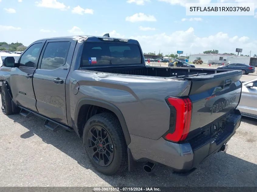 5TFLA5AB1RX037960 2024 Toyota Tundra Sr5