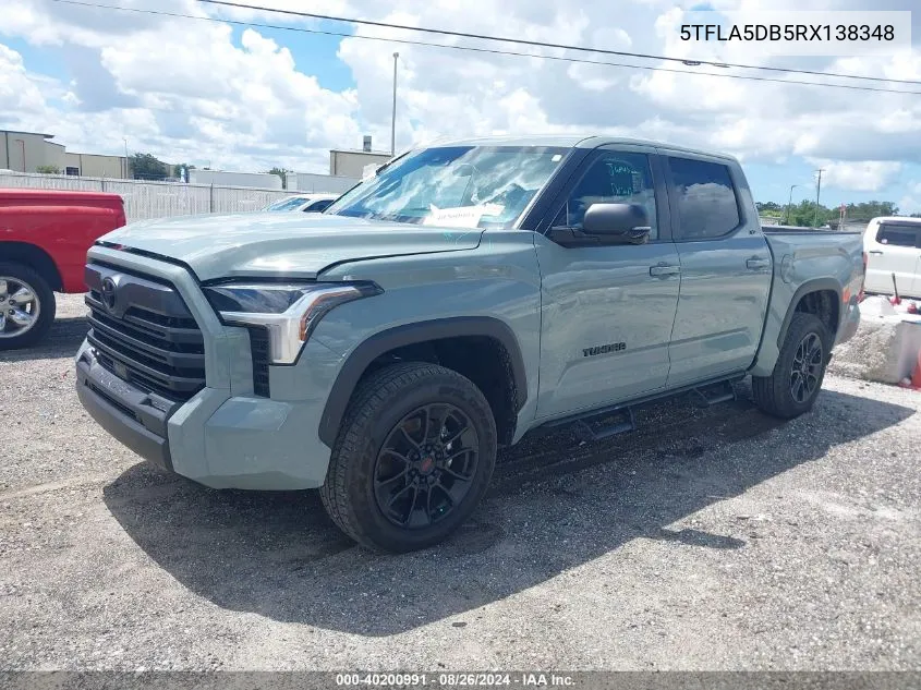 2024 Toyota Tundra Sr5 VIN: 5TFLA5DB5RX138348 Lot: 40200991