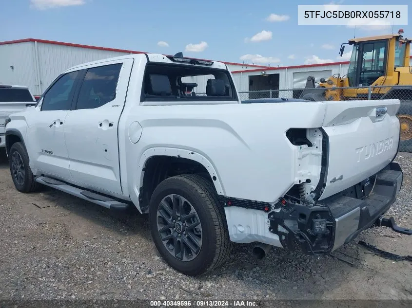 5TFJC5DB0RX055718 2024 Toyota Tundra Hybrid Limited