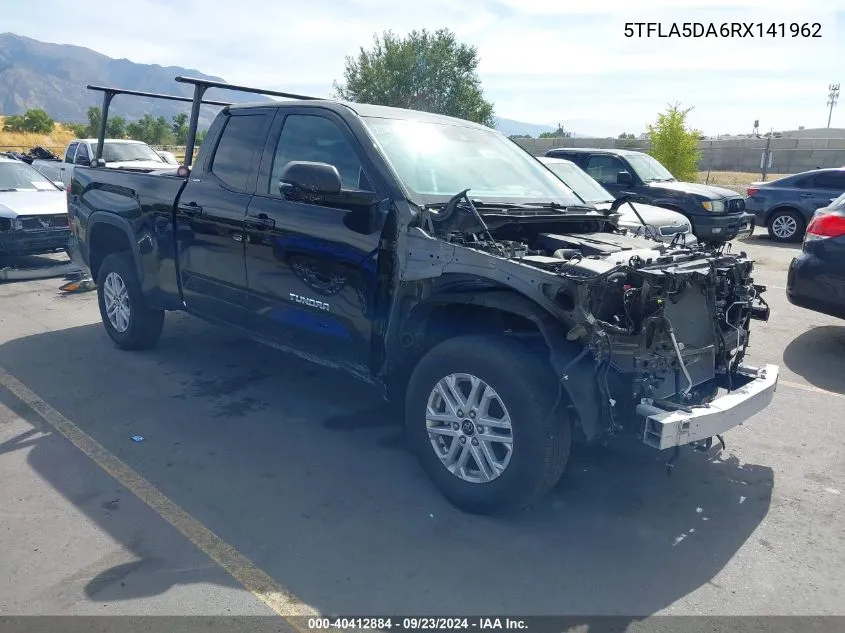 2024 Toyota Tundra Double Cab Sr/Double Cab VIN: 5TFLA5DA6RX141962 Lot: 40412884