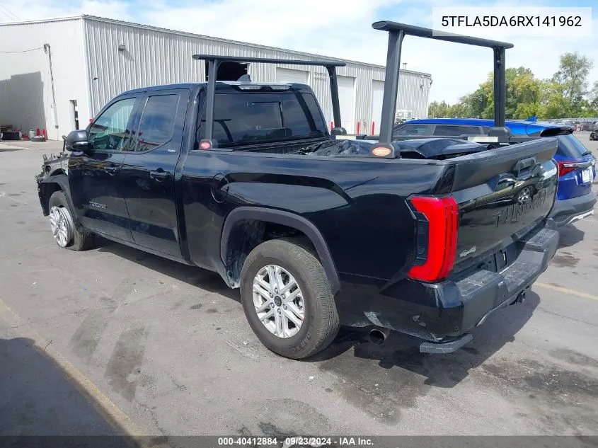 2024 Toyota Tundra Double Cab Sr/Double Cab VIN: 5TFLA5DA6RX141962 Lot: 40412884