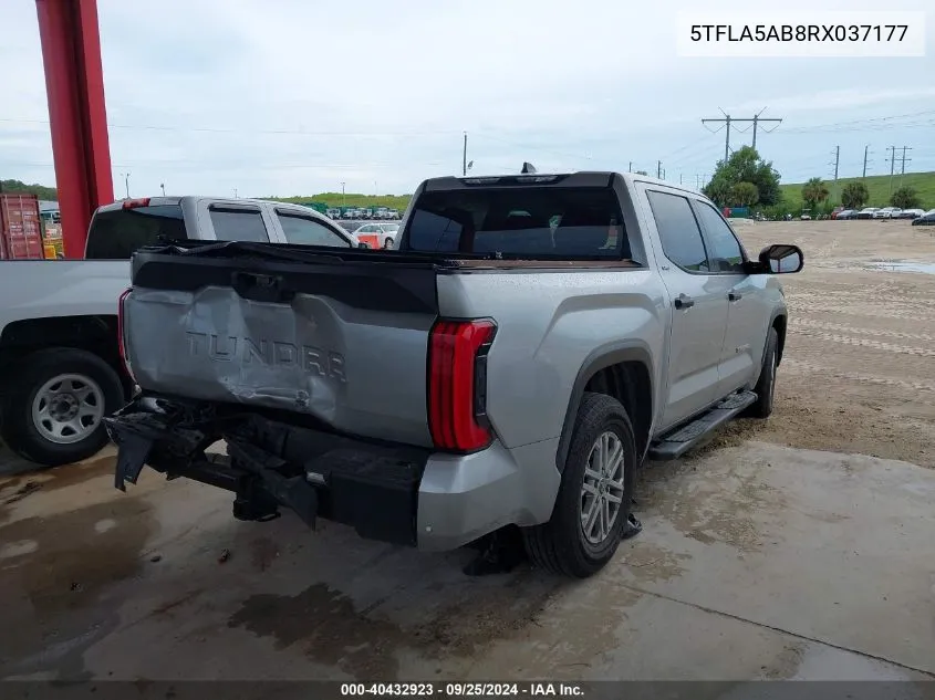 5TFLA5AB8RX037177 2024 Toyota Tundra Sr5