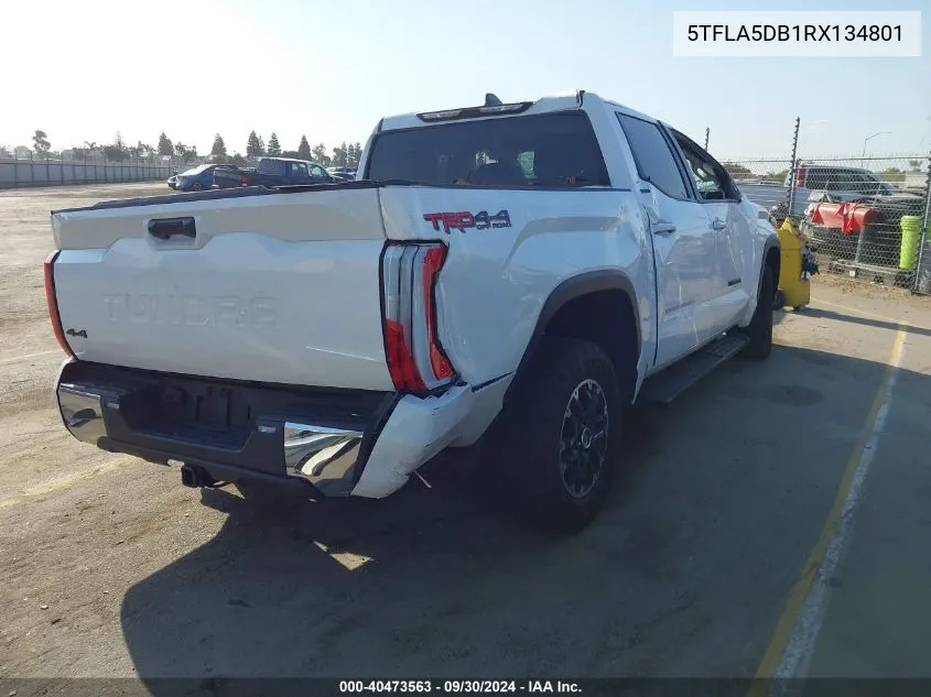 2024 Toyota Tundra Sr5 VIN: 5TFLA5DB1RX134801 Lot: 40473563